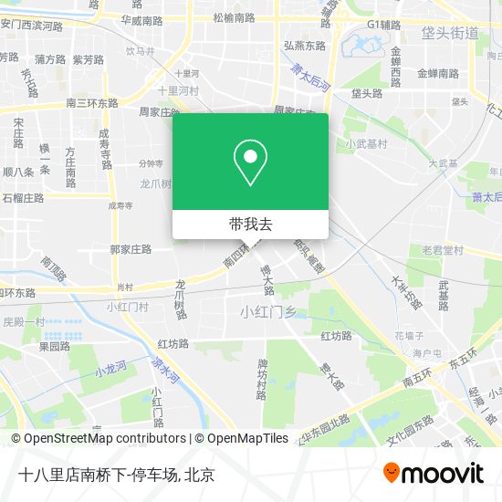 十八里店南桥下-停车场地图