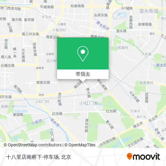 十八里店南桥下-停车场地图