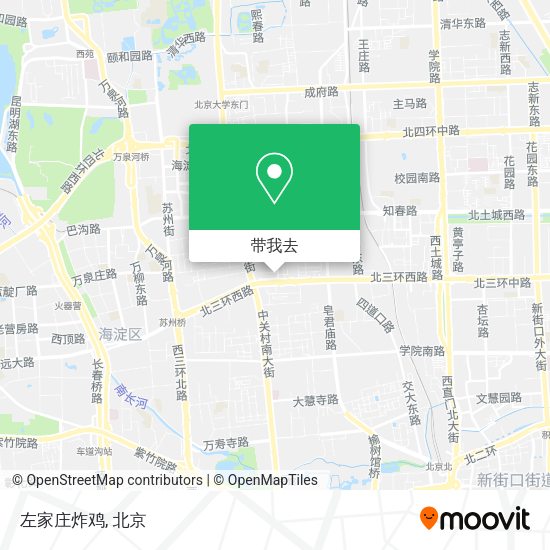 左家庄炸鸡地图