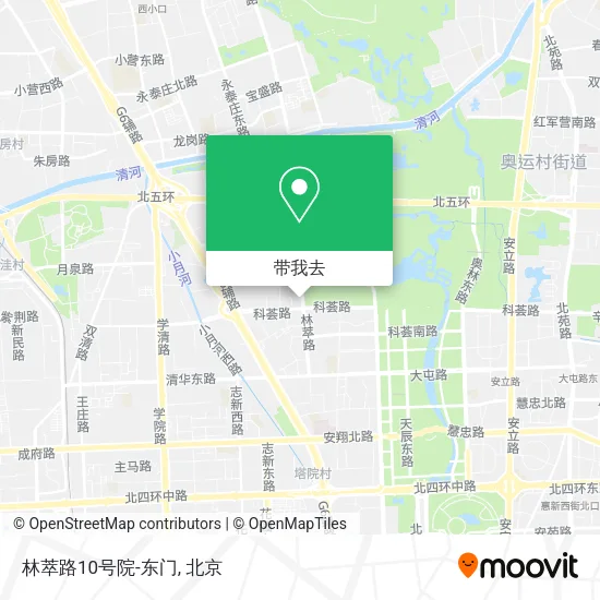 林萃路10号院-东门地图