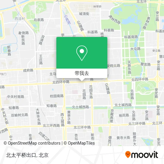 北太平桥出口地图