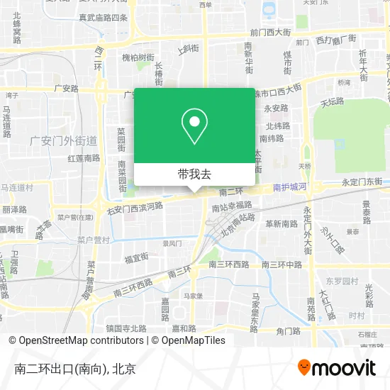 南二环出口(南向)地图