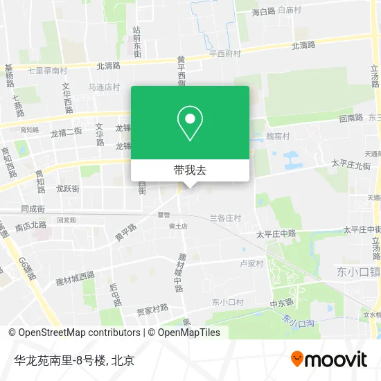 华龙苑南里-8号楼地图