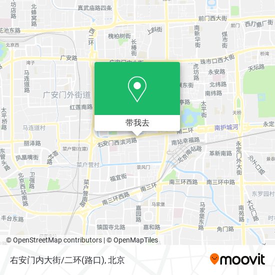 右安门内大街/二环(路口)地图