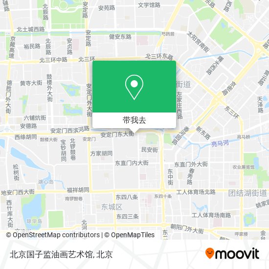 北京国子监油画艺术馆地图