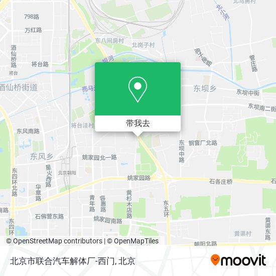 北京市联合汽车解体厂-西门地图