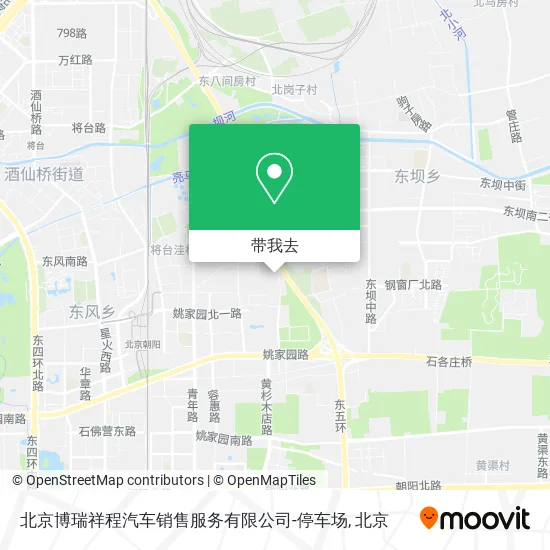 北京博瑞祥程汽车销售服务有限公司-停车场地图
