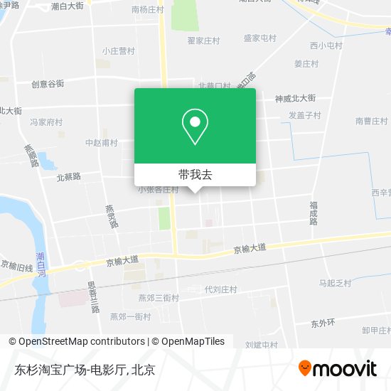 东杉淘宝广场-电影厅地图