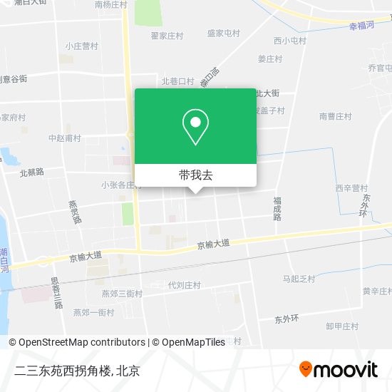 二三东苑西拐角楼地图