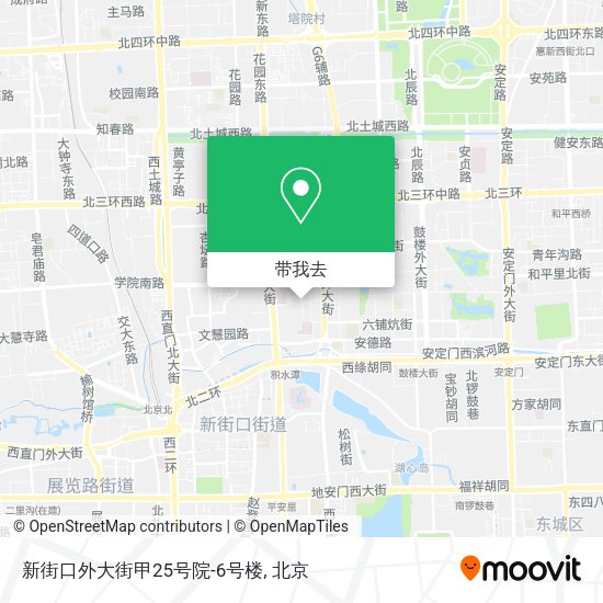 新街口外大街甲25号院-6号楼地图