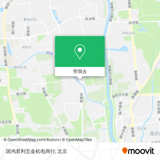 国鸿君利五金机电商行地图