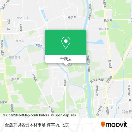 金盏东坝名贵木材市场-停车场地图