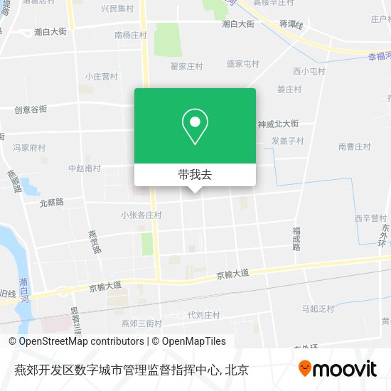 燕郊开发区数字城市管理监督指挥中心地图