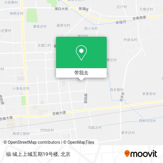 福·城上上城五期19号楼地图