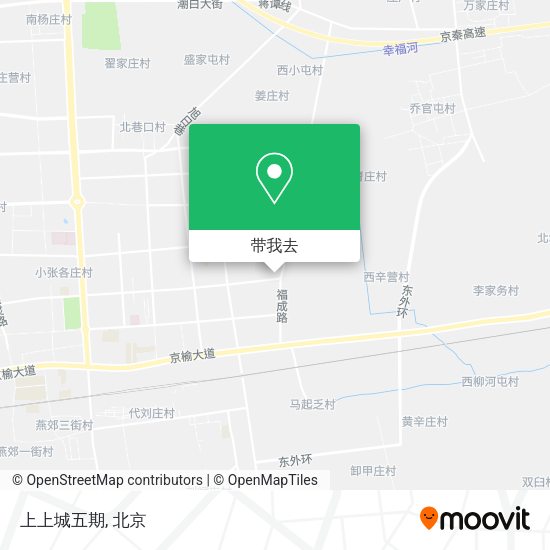 上上城五期地图