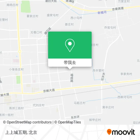 上上城五期地图