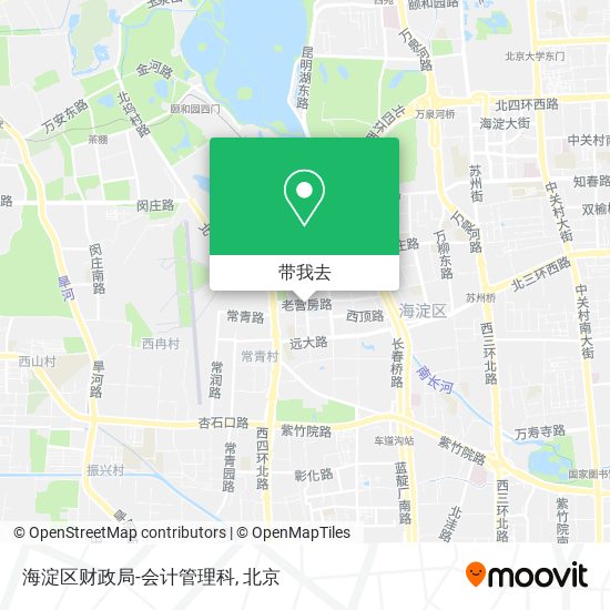 海淀区财政局-会计管理科地图