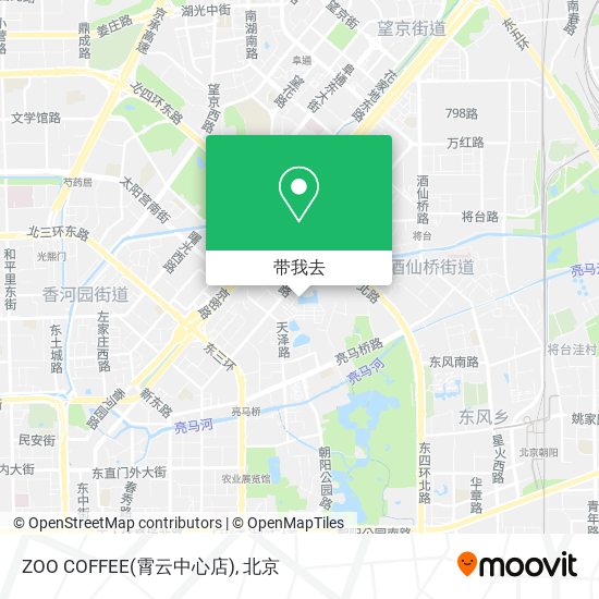 ZOO COFFEE(霄云中心店)地图