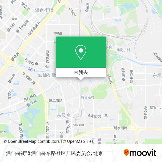 酒仙桥街道酒仙桥东路社区居民委员会地图