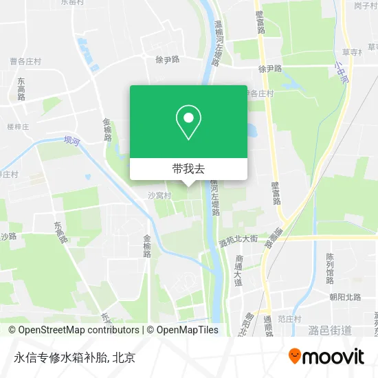 永信专修水箱补胎地图