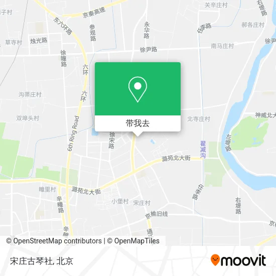 宋庄古琴社地图