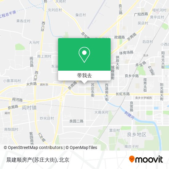 晨建顺房产(苏庄大街)地图