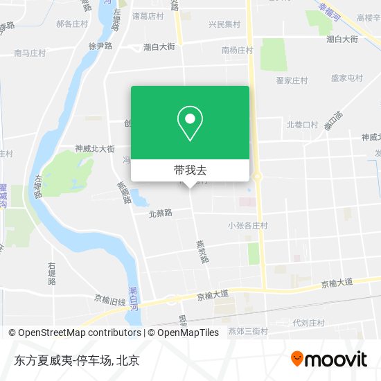 东方夏威夷-停车场地图