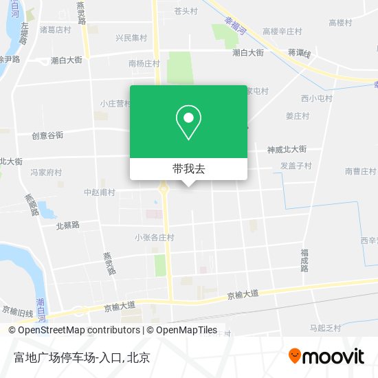 富地广场停车场-入口地图