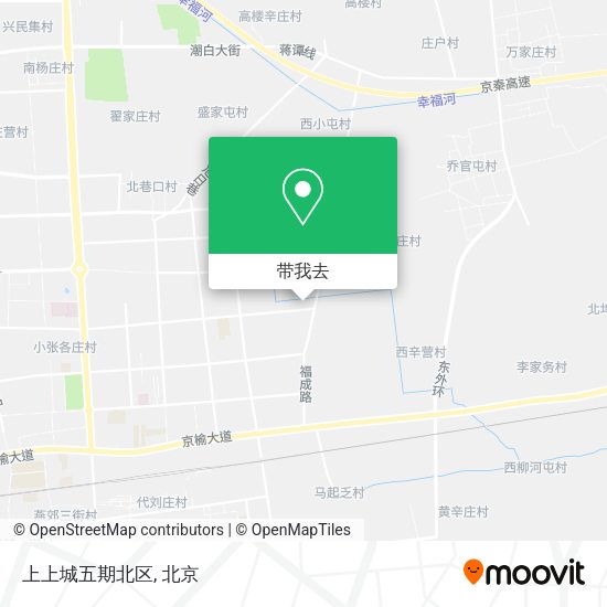 上上城五期北区地图