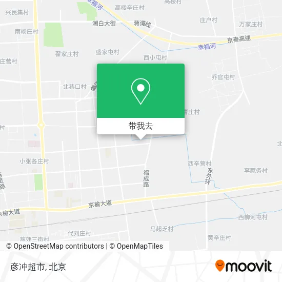 彦冲超市地图
