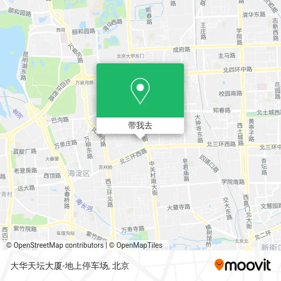 大华天坛大厦-地上停车场地图