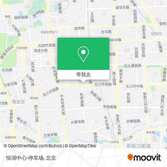 恒润中心-停车场地图