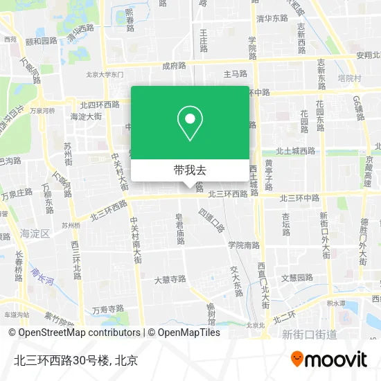 北三环西路30号楼地图