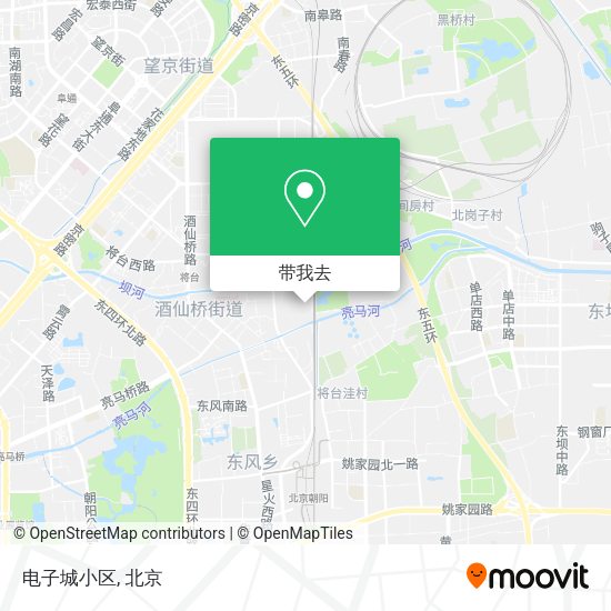 电子城小区地图