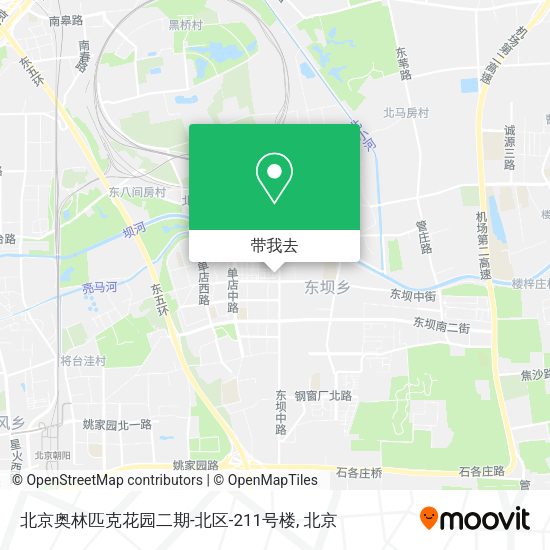 北京奥林匹克花园二期-北区-211号楼地图