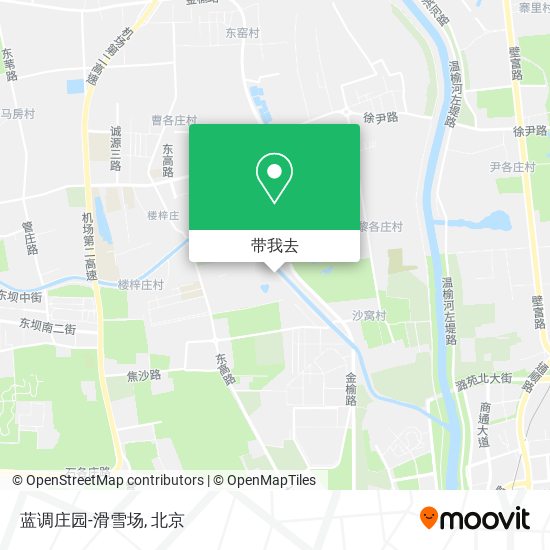 蓝调庄园-滑雪场地图