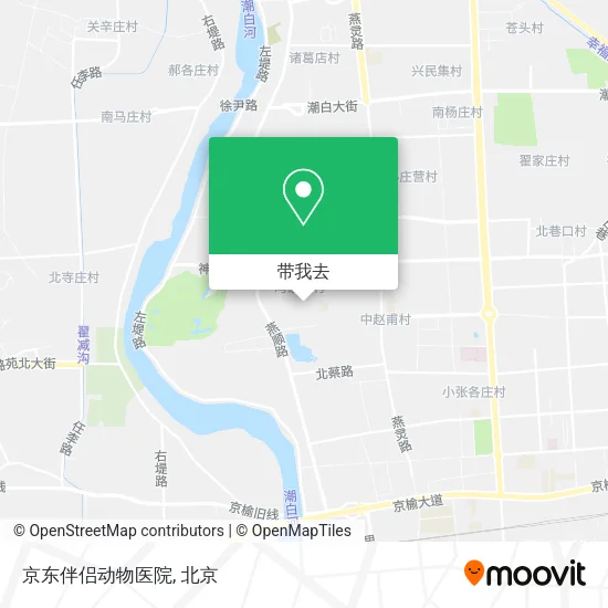 京东伴侣动物医院地图