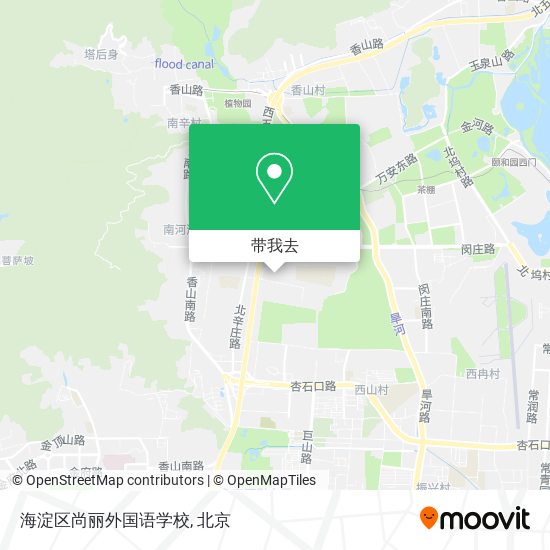 海淀区尚丽外国语学校地图