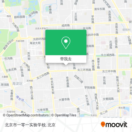 北京市一零一实验学校地图