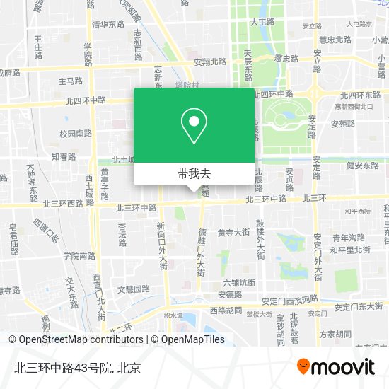 北三环中路43号院地图
