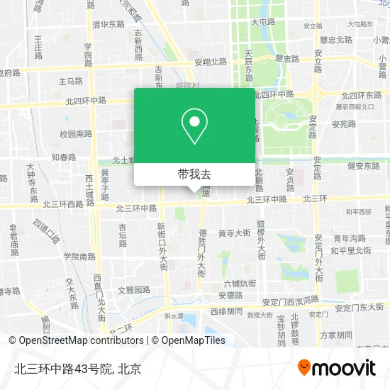 北三环中路43号院地图