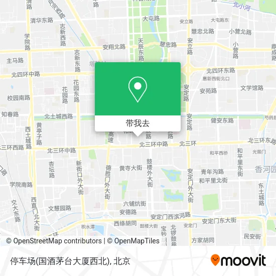 停车场(国酒茅台大厦西北)地图