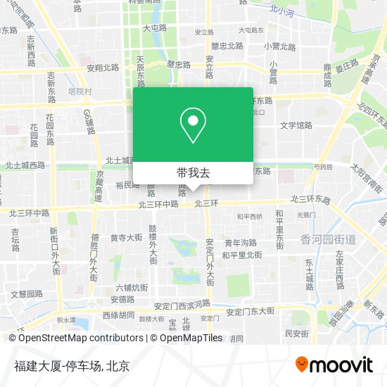 福建大厦-停车场地图