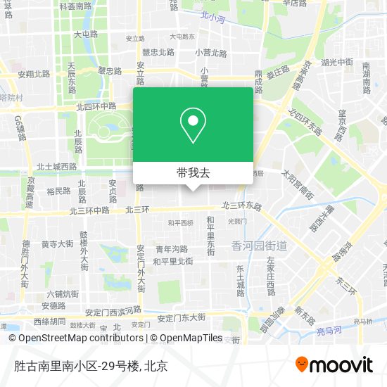 胜古南里南小区-29号楼地图