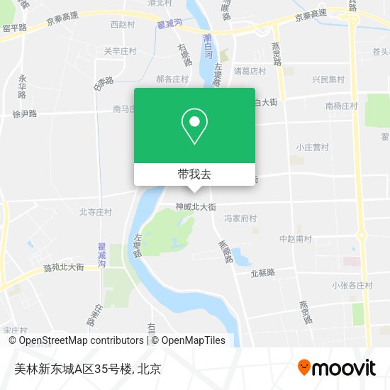 美林新东城A区35号楼地图