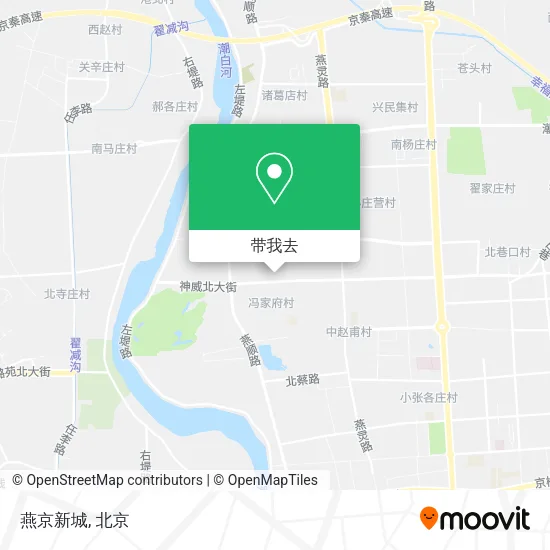 燕京新城地图