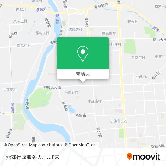燕郊行政服务大厅地图