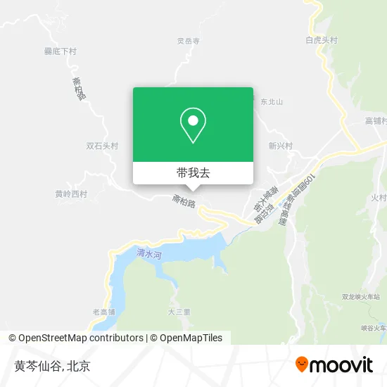黄芩仙谷地图