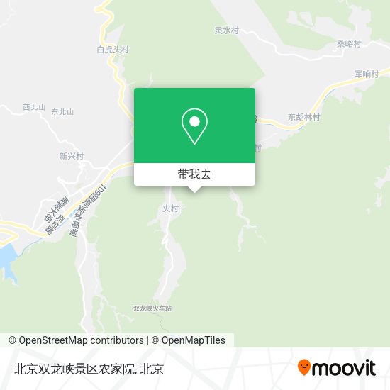 北京双龙峡景区农家院地图