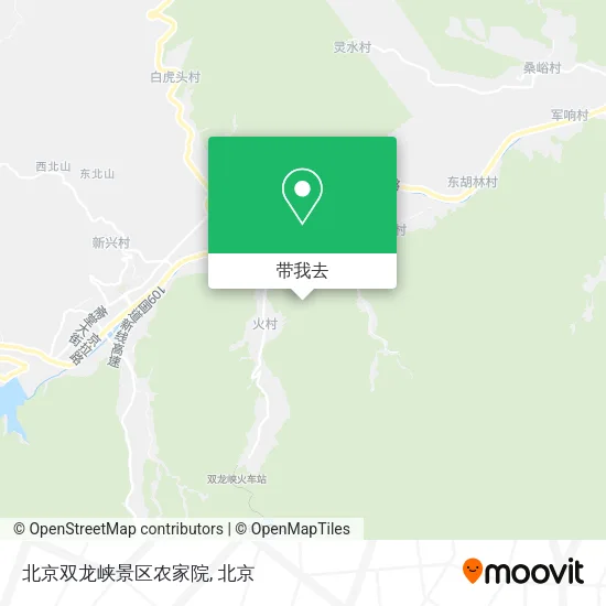 北京双龙峡景区农家院地图